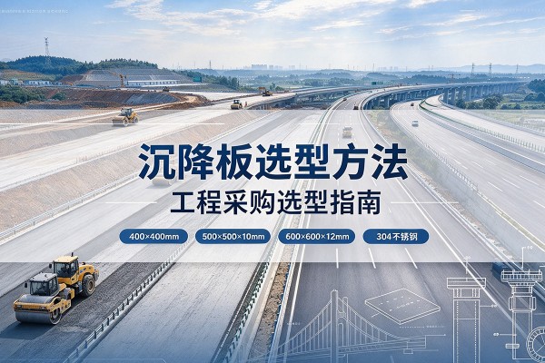 绥滨沉降板选择方法