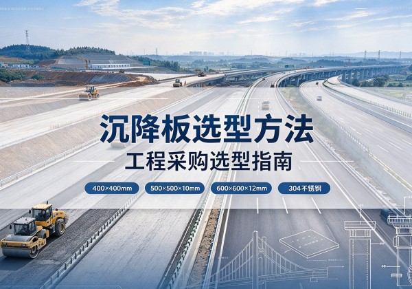 绥滨沉降板选择方法